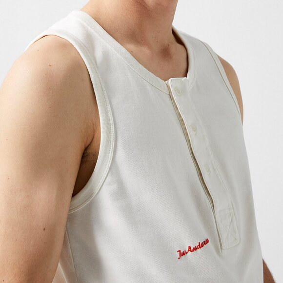 BNWT SS25 JW ANDERSON HENLEY VEST L - Picture 11 of 12